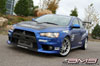 AMS ams.04.09.0001-1 | Performance 08-15 Mitsubishi EVO X Front Mount Intercooler w/Modular Cast End Tanks & Logo; 2008-2015 Alternate Image 2