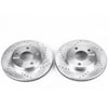 PowerStop ar8256xpr | Power Stop 04-05 Chevrolet Classic Front Evolution Drilled & Slotted Rotors - Pair; 2004-2005 Alternate Image 1