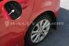 Rally Armor mf17-ur-blk/sil | 2010+ Mazda3/Speed3 UR Black Mud Flap w/ Silver Logo; 2010-2021 Alternate Image 2