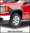 EGR 751514 | 07-13 GMC Sierra LD 6-8ft Bed Rugged Look Fender Flares - Set (751514); 2007-2013 Alternate Image 2