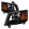 SPYDER 9035173 | xTune Dodge Grand Caravan 08-10 OEM Style Headlights-Black HD-JH-DGC08-AM-BK; 2008-2010 Alternate Image 1