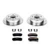 PowerStop k155 | Power Stop 06-12 Mitsubishi Eclipse Rear Z23 Evolution Sport Brake Kit; 2006-2012 Alternate Image 2