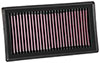 K&N Engineering 335060 | K&N 2017 Subaru BRZ H4-2.0L F/I Replacement Drop In Air Filter; 2017-2017 Alternate Image 8