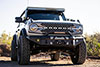 DV8 Offroad fbbr01 | 2021+ Ford Bronco Front Bumper Winch Capable w/ Optional Bull Bar/Aux Light Opening; 2021-2023 Alternate Image 1