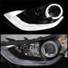 SPYDER 5073662 | Spyder Hyundai Elantra Projector Headlights - LED Halo - DRL - Black - High H1 (Included) - Low H7 (Included) - (PRO-YD-HYELAN11-DRL-BK); 2011-2013 Alternate Image 6