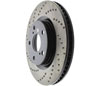 Stoptech 128.44146R | StopTech Pontiac Vibe Sport Cross Drilled Brake Rotor, Front Right; 2009-2010 Alternate Image 4