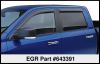 EGR 643391 | 09+ Ford F/S Pickup Crew Cab Tape-On Window Visors - Set of 4; 2009-2023 Alternate Image 3