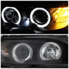 SPYDER 5077141 | Spyder BMW E46 3 SERIES 2 DR Projector Headlight - Halogen Model Only ( Not Compatible With Xenon/HID Model ) - LED Halo - Black - High H1 (Included) - Low H7 (Included); 2004-2006 Alternate Image 8