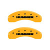 MGP 52002SHUMYL | 4 Caliper Covers Engraved Front & Rear Hummer Yellow Finish Black Char 2005 Hummer H2; 2005-2007 Alternate Image 3