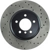 Stoptech 128.34071L | StopTech BMW 645Ci Sport Cryo Cross Drilled Rotor, Front Left; 2004-2005 Alternate Image 4