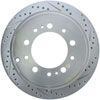 Stoptech 227.44157L | StopTech Toyota Sequoia Select Sport Drilled/Slotted Rotor, Rear Left; 2008-2016 Alternate Image 1