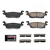 PowerStop z23-1120 | Power Stop 06-10 Hummer H3 Rear Z23 Evolution Sport Brake Pads w/Hardware; 2006-2010 Alternate Image 1