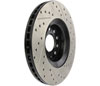 Stoptech 127.33096R | StopTech Audi S4 Sport Drilled/Slotted Rotor, Front Right; 2000-2002 Alternate Image 6