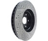 Stoptech 127.44114R | StopTech Pontiac Vibe Sport Drilled/Slotted Rotor, Front Right; 2003-2008 Alternate Image 6