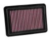 K&N Engineering 335027 | K&N Replacement Panel Air Filter for 2015 Honda Fit 1.5L L4; 2015-2015 Alternate Image 2