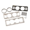 AutoMeter 50101 | Autometer 87-93 Ford Mustang Black Dual Gauge Cage w/ Vents; 1987-1993 Alternate Image 1