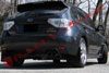 Rally Armor mf15-ur-blk/rd | V2 08-11 STI (hatch only) / 11 WRX (hatch only) UR Black Mud Flap w/ Red Logo; 2008-2011 Alternate Image 3