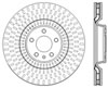 Stoptech 126.33134SL | StopTech Audi A7 Quattro Sport Slotted Brake Rotor, Front Left; 2011-2016 Alternate Image 2