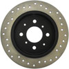 Stoptech 128.40017R | StopTech Honda CRX Sport Cryo Cross Drilled Rotor, Rear Right; 1990-1991 Alternate Image 6