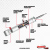 Rancho rs999024 | 19-21 Ford Ranger 4WD Rear RS9000XL Shock; 2021-2021 Alternate Image 2