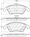 Stoptech 309.13420 | StopTech Sport Brake Pads Mercedes-Benz E300, Front; 2010-2013 Alternate Image 2