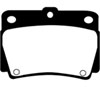 EBC dp61228 | 97-00 Mitsubishi Montero Sport 2.4 Greenstuff Rear Brake Pads; 1997-2000 Alternate Image 1