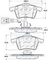 Stoptech 309.09153 | StopTech Sport Brake Pads Volkswagen CC, Front; 2010-2011 Alternate Image 6