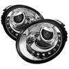 SPYDER 5080554 | Spyder Volkswagen Beetle Projector Headlights - DRL - Chrome - (PRO-YD-VB98-DRL-C); 1998-2005 Alternate Image 2