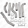 MBRP s6004slm | 01-07 Chev/GMC 2500/3500 EC/CC SLM Series 4in. Downpipe Back Exhaust / Single Side - T409; 2001-2007 Alternate Image 5