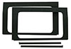 DEI 50173 | 18-23 Jeep Wrangler JL 4-Door Boom Mat Rear Side Window Trim - 4 Piece - Black; 2018-2023 Alternate Image 3