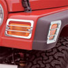 Rugged Ridge 11142.02 | 97-06 Jeep Wrangler TJ Stainless Steel Side Marker / Turn Signal Euro Guard Set; 1997-2006 Alternate Image 4