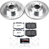 PowerStop k4833-26 | Power Stop 93-95 Mazda RX-7 Front Z26 Street Warrior Brake Kit; 1993-1995 Alternate Image 2