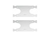 ICON 611003 | 2005+ Ford F-250/F-350 Super Duty 4WD 2.5 Series Resi Doubler Mount 7.5in. Kit; 2005-2022 Alternate Image 1