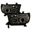 SPYDER 5012043 | Spyder Toyota Sequoia Halo LED ( Replaceable LEDs ) Projector Headlights - Smoke - (PRO-YD-TTU07-HL-SM); 2008-2012 Alternate Image 2