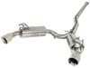 aFe 49-36701 | Takeda Exhaust 304SS Dual Cat-Back w/ Polished Tips 08-13 Mitsubishi Lancer Evo X L4 2.0L Turbo; 2008-2013 Alternate Image 1