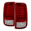 SPYDER 5081575 | Xtune GMC Sierra 07-13 LED Tail Lights Red Clear ALT-ON-GS07-G2-LED-RC; 2007-2013 Alternate Image 1