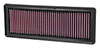 K&N Engineering 332487 | K&N 12 Fiat 500 Abarth 1.4L Replacement Air Filter Alternate Image 3