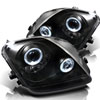 SPYDER 5011039 | Spyder Honda Prelude Halo Projector Headlights - Black - (PRO-YD-HP97-HL-BK); 1997-2001 Alternate Image 1