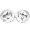 PowerStop jbr1154xpr | Power Stop 06-12 Ford Fusion Front Evolution Drilled & Slotted Rotors - Pair; 2006-2012 Alternate Image 2