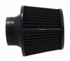 Spectre 9131 | Conical Air Filter 3in. Flange ID / 6in. Base OD / 6.5in. Height - Black Alternate Image 2