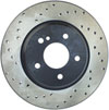 Stoptech 128.35048R | StopTech Mercedes-Benz CLK55 AMG Sport Cryo Cross Drilled Rotor, Rear Right; 2001-2004 Alternate Image 6