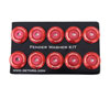 NRG fw-150rd | Fender Washer Kit w/Color Matched M6 Bolt Rivets For Plastic (Red) - Set of 10 Alternate Image 1