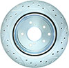 Stoptech 22742047r | StopTech 89-96 Nissan 300ZX Select Sport Slotted & Drilled Right Rear Brake Rotor; 1989-1996 Alternate Image 5