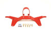 BMR Suspension DSL011R | BMR Rear tunnel brace with safety loop Mustang V8 Red; 2005-2010 Alternate Image 1