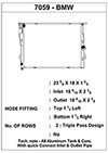 CSF 7059 | 07-13 BMW M3 (E9X) Triple Pass Radiator; 2007-2013 Alternate Image 1