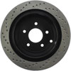 Stoptech 128.42078L | StopTech Infiniti FX35 Sport Cross Drilled Brake Rotor, Rear Left; 2003-2012 Alternate Image 7