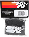 K&N Engineering sn2520pk | K&N Snowcharger Air FIlter Wrap Round Tapered Black - 3.75in Base ID x 3in Top ID x 5in H Alternate Image 7