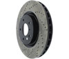 Stoptech 128.42076R | StopTech Nissan 350Z Sport Cross Drilled Brake Rotor, Front Right; 2003-2008 Alternate Image 5