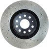 Stoptech 128.33112L | StopTech Audi S3 Sport Cryo Cross Drilled Rotor, Front Left; 2008-2013 Alternate Image 3