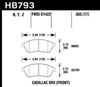 Hawk Performance HB793Y.655 | Hawk 10-16 Cadillac SRX LTS Street Front Brake Pads; 2010-2016 Alternate Image 5